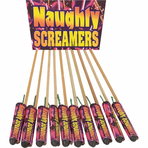 Naughty Screamers 10er Raketen Bild 7