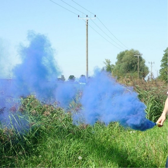 Mr. Smoke 1 Blau mit Reibz�ndung Bild 1
