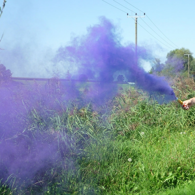 Mr. Smoke 1 Violett mit Reibz�ndung Bild 1