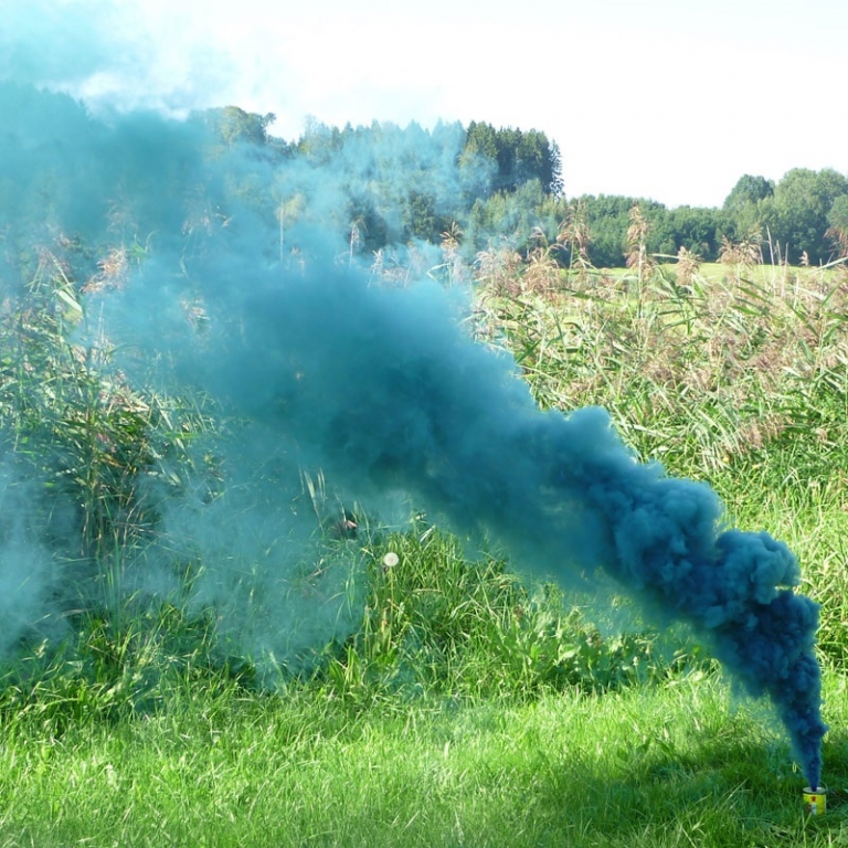 Mr. Smoke 2 Azurblau mit Rei�z�nder Bild 1