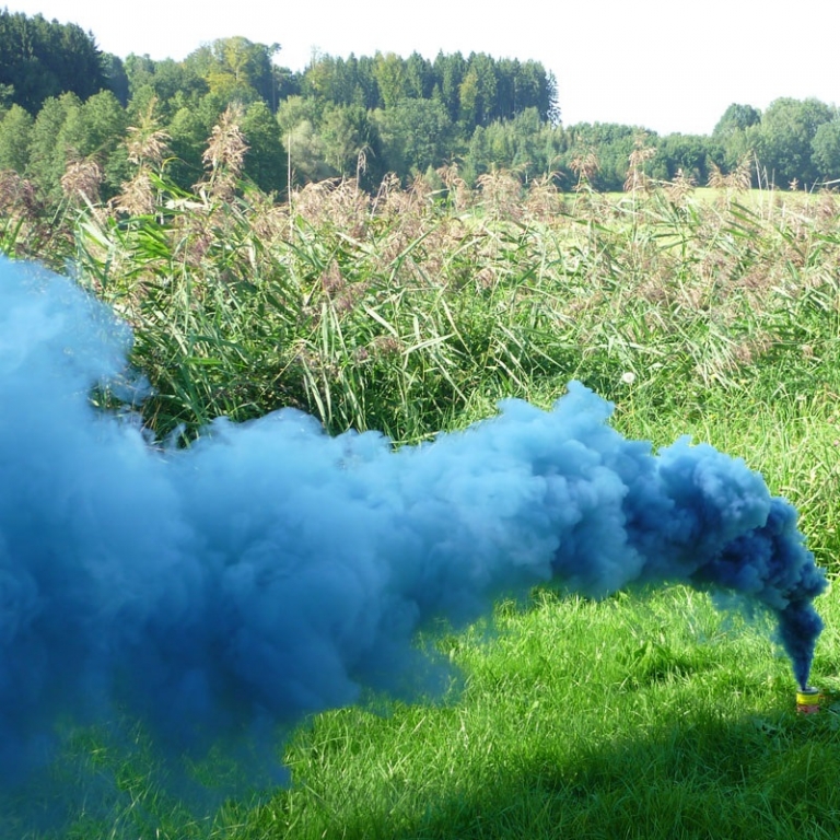 Mr. Smoke 2 Blau mit Rei�z�nder Bild 1