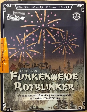 Funke Funkenweide Rot Blinker 25 Schuss Bild 1