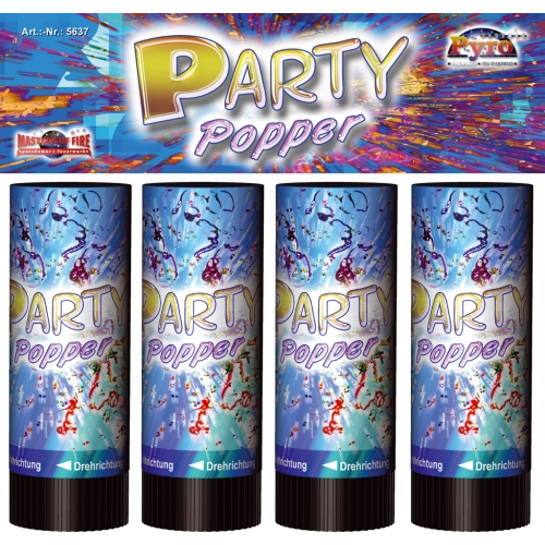 Party Popper 10cm 4er Beutel Bild 7