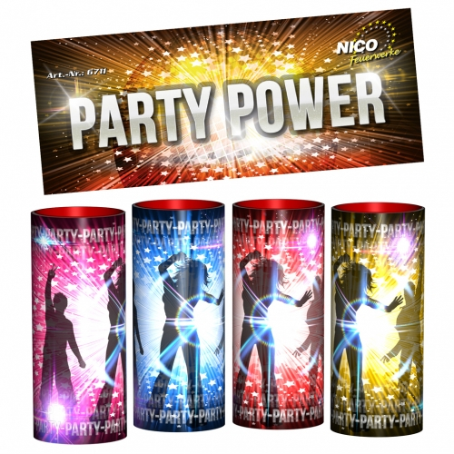 Party Power 4er Tischbomben Btl. Bild 7